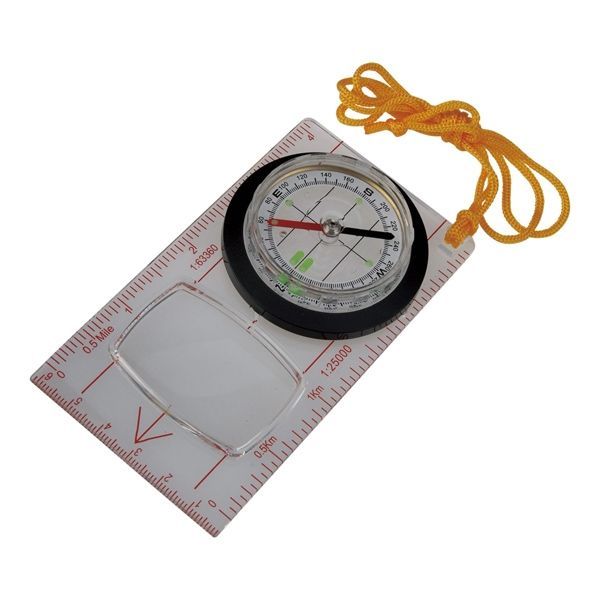 Компас AceCamp Fluorescent Map Compass 112x62 mm, 3116 - acecamp A3078 фото