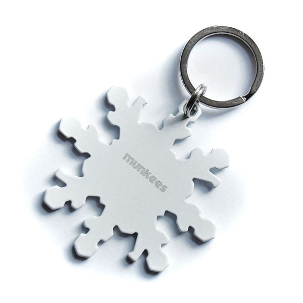 Breloc Munkees Bottle Opener - Snowflake, 3538 - munkees A5455 foto