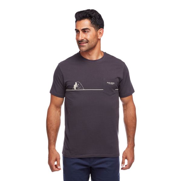 Футболка мужская Black Diamond SS Half Dome Pocket Tee M, AP730054 - A8594 фото