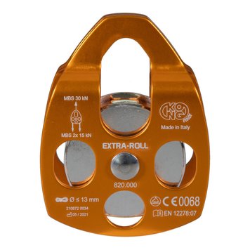 Блок-ролик Kong Extra Roll Pulley, 30 kN, orange, X820 - A8884 фото