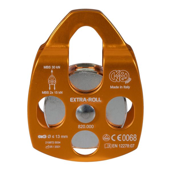 Блок-ролик Kong Extra Roll Pulley, 30 kN, orange, X820 - A8884 фото