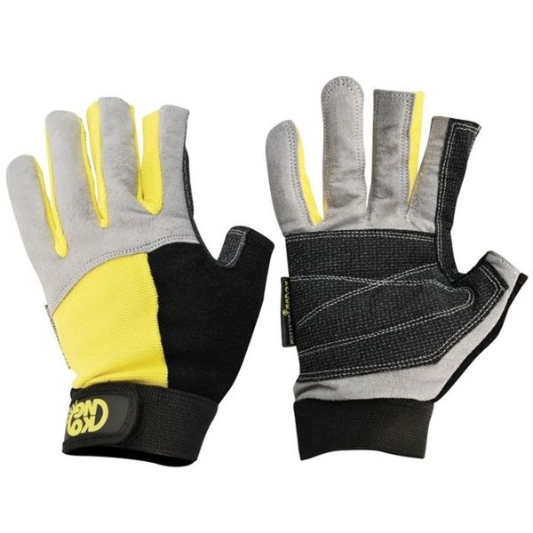 Перчатки Kong Alex Gloves Kevlar, black/yellow, X95201 - kong A3249 фото